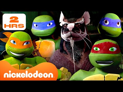 Видео: Черепашки-ниндзя учатся жизненным урокам у Мастера Сплинтера! 💭 | 2-часовая компиляция
