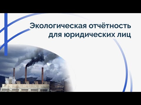 Видео: Экологическая отчётность для юридических лиц