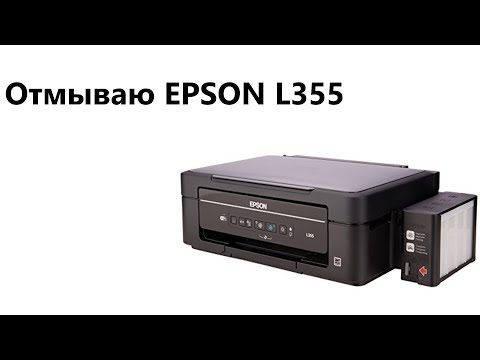 Видео: Отмываю EPSON L355