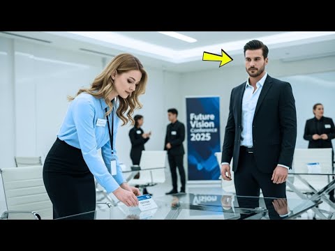 Видео: Скромный администратор исправил именную табличку на конференции — и ГЕНЕРАЛЬНЫЙ ДИРЕКТОР наблюдал…