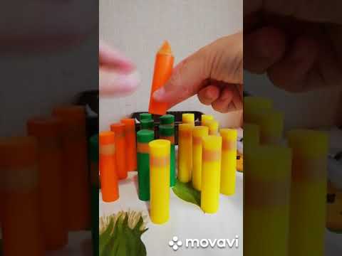 Видео: Мыловарение!!! Делаем карандаши без спец. форм👫