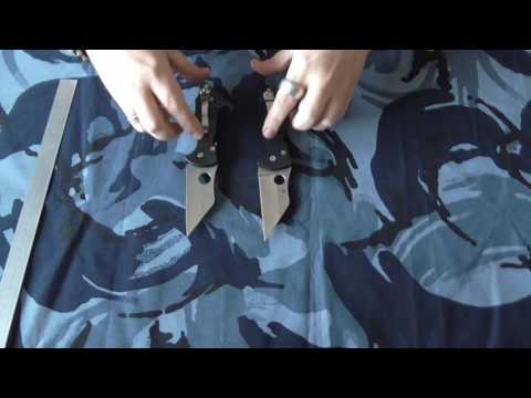 Видео: Spyderco Yojimbo 2. Оригинал и реплика.