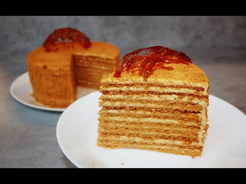 Видео: Карамельный медовик! Лучший осенний торт!