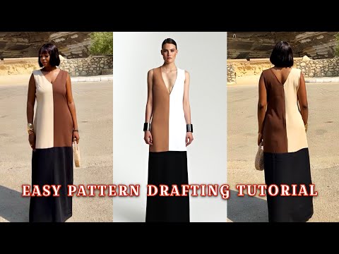 Видео: Как построить выкройку этого макси-платья