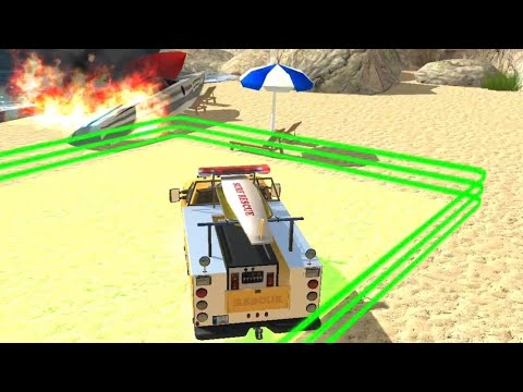 Видео: Прохождение Coast Guard: Beach Rescue Team #1 Спасатель Офлайн