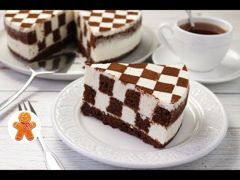 Видео: Торт "Шахматная Доска" ✧ Chess Cake (English Subtitles)