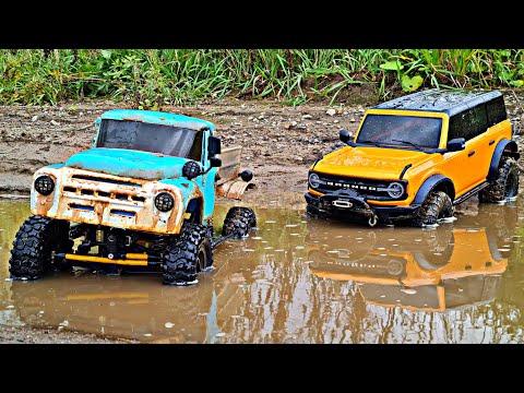 Видео: Ржавый ЗИЛ показал BRONCO 2021 как ездить по бездорожью! ... RC OFFroad 4x4