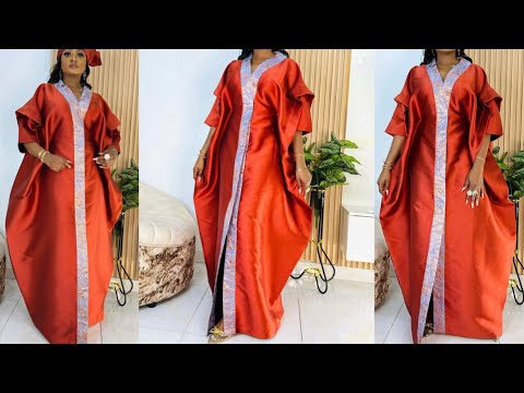 Видео: Как раскроить и сшить это модное стильное платье-кафтан/кимоно в стиле Агбада.