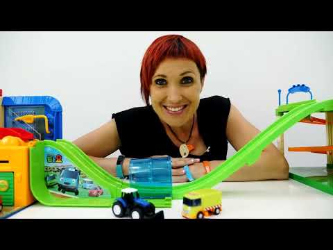 Видео: Машинки и новая трасса -  Игры с Капуки Кануки