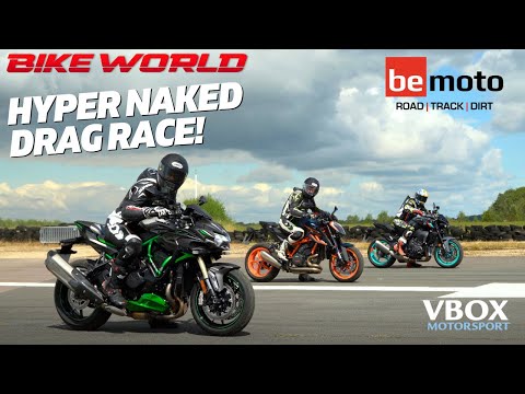 Видео: Bike World Drag Race | Hyper Naked Shoot Out! (Часть 1)