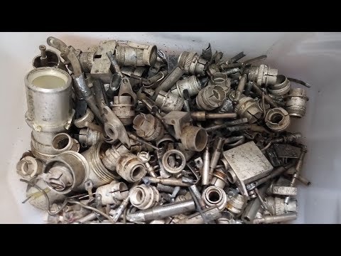 Видео: Смывка серебра из посеребренки 3 кг Меланж