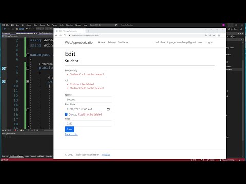 Видео: c# .Net Core валидация данных на форме с помощью стандартных и кастомных атрибутов, и на сервере