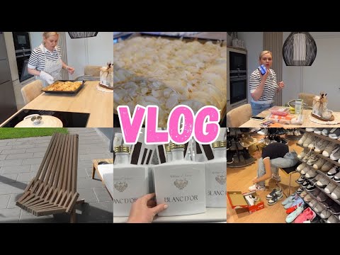 Видео: VLOG🇩🇪: НАГОТОВИЛА 😊🤤ОДИН СТУЛ ГОТОВ/ ПО МАГАЗИНАМ/ ЯБЛОЧНЫЙ ПИРОГ 🥧 