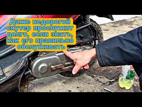 Видео: Даже недорогой скутер прослужит долго, если знать.....
