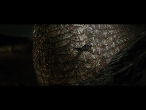 Видео: Бильбо замечает пробоину в чешуе Смауга. HD