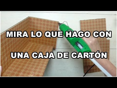 Видео: Посмотрите, что я делаю с КАРТОННОЙ КОРОБКОЙ / ОРГАНАЙЗЕРОМ / КОРОБКОЙ