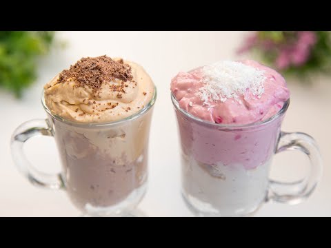 Видео: Творожный десерт БЕЗ ВЫПЕЧКИ за 5 МИНУТ - 4 Варианта Быстрого Десерта с творогом - Вкусный Десерт