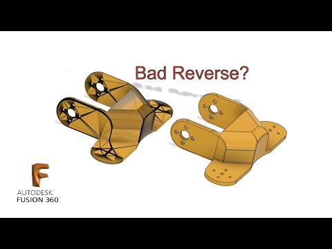 Видео: A.18. Reverse engineering in Fusion 360. Реверс во Фьюжн 360. Приемы моделирования.
