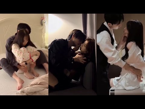 Видео: кавайная парочка, спящая ночью❤️