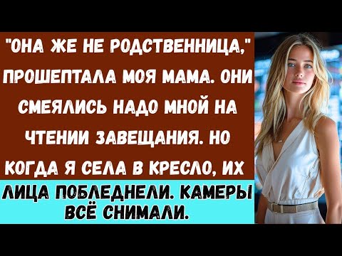 Видео: «Мои родители унизили меня на оглашении завещания — пока не узнали, что всё досталось мне, и тогда о