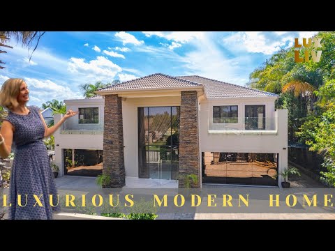 Видео: Внутри современного шедевра стоимостью 13 949 999 рандов в поместье Вудхилл Гольф