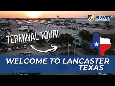 Видео: Экскурсия по терминалу Swift Transportation | Ланкастер, Техас