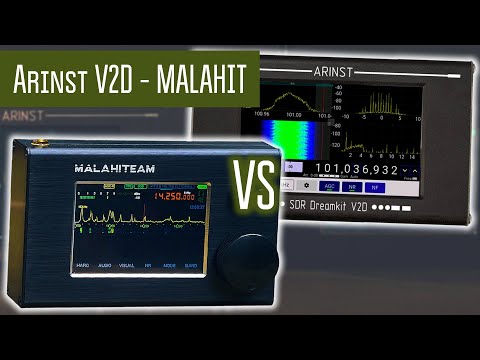 Видео: Arinst SDR Dreamkit V2D и Малахит DSP 2. Сравнение работы на КВ.