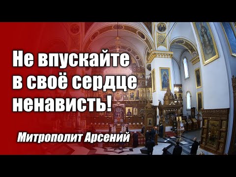 Видео: Проповедь митр. Арсения в Неделю 4-ю по Пасхе, о расслабленном 15.5.22 г.