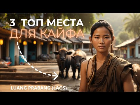 Видео: ТОП-3 места в Luang Prabang (Лаос) в 2025 для кайфа: деревня, водопад Kuang Si и буйволиная ферма!