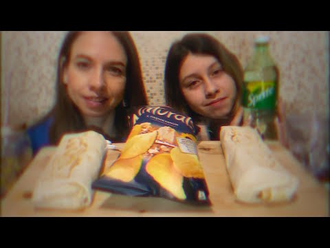 Видео: МУКБАНГ 🌯ДОМАШНЯЯ ШАУРМА и ЧИПСЫ LORENZ/MUKBANG HOMEMADE SHAWARMA and CHIPS