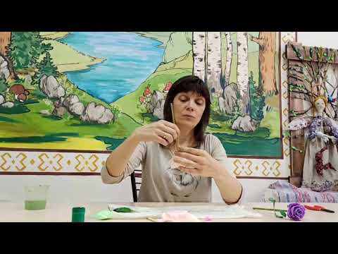 Видео: Роза из воздушного пластилина, урок для детей