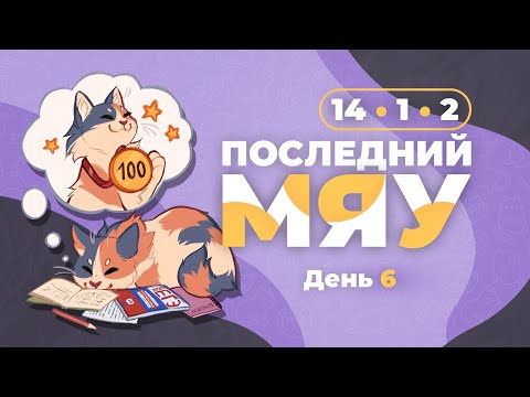 Видео: Последний мяу: финальный курс. ЕГЭ 2024: русский язык. День 6. Задания 14, 1, 2. [ЗАПИСЬ БУДЕТ]