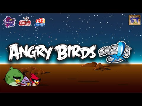 Видео: Angry Birds Tazos - Космическая реклама сладостей!