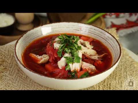 Видео: Почти классический куриный борщ. БОРЩ С КУРИЦЕЙ И БОЛГАРСКИМ ПЕРЦЕМ, НА КУРИНОМ БУЛЬОНЕ