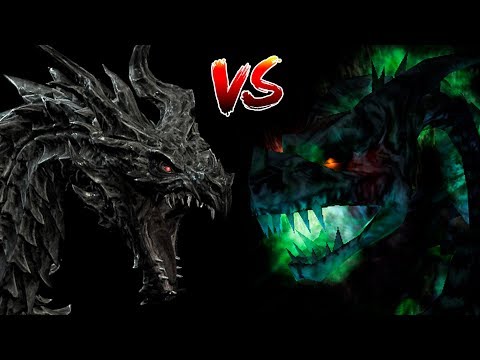 Видео: КТО СИЛЬНЕЕ: Алдуин VS Дракон-Нежить | Skyrim | Готика 2 | DAMIANoNE