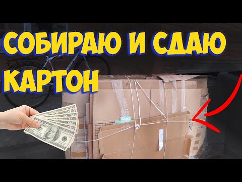 Видео: Сколько можно заработать на сдаче макулатуры | Сдаю картон