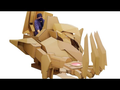 Видео: 【CODE GEASS】Как сделать GUREN TYPE-02 из картона