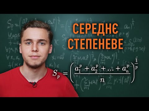 Видео: Середнє степеневе | Нерівність Йенсена | Микита Андрух