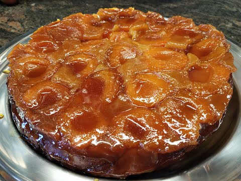 Видео: Juicy cake with apricots and caramel / Сочен сладкиш с кайсии и карамел