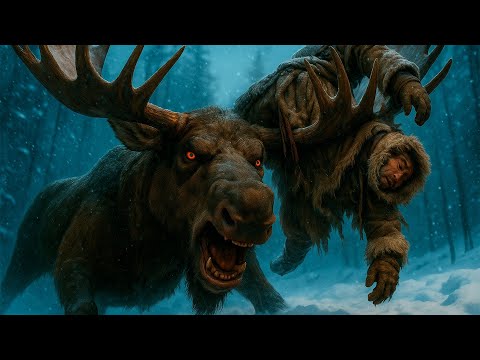 Видео: 19 острых шипов на рогах | охота инуитов на лося