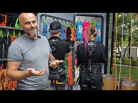 Видео: Обзор привязи для канатного доступа Kite от компании Вертикаль