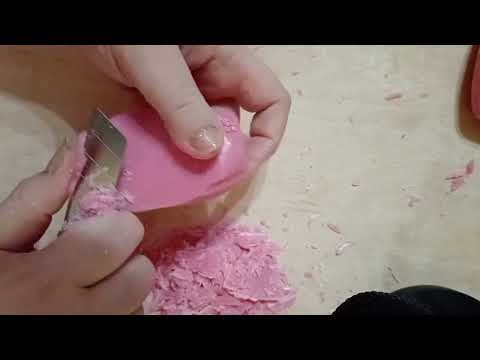 Видео: Cutting chic dry soap. Резка шикарного сухого мыла.