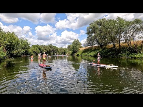 Видео: SUP прогулка от Устья Осетра к Берхино 22072023