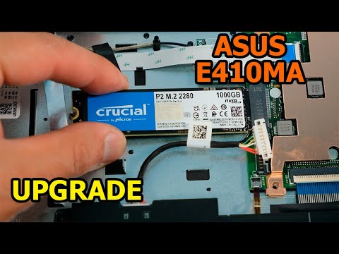 Видео: Обновление ноутбука💻Asus E410MA Замена/установка SSD M.2