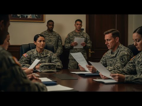 Видео: Он заметил молчание женщины-солдата — и комната замерла, когда он прочитал ее дело