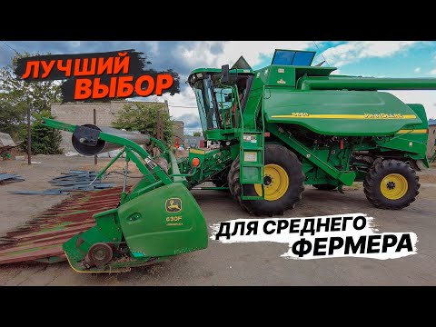 Видео: Клавишный или Роторный. Зерноуборочный комбайн Джон Дир John Deere 9660 walker б.у. Обзор