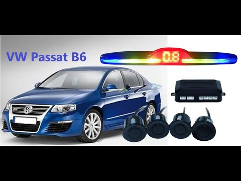 Видео: Установка парктроника на задний бампер Фольксваген Пассат Б6