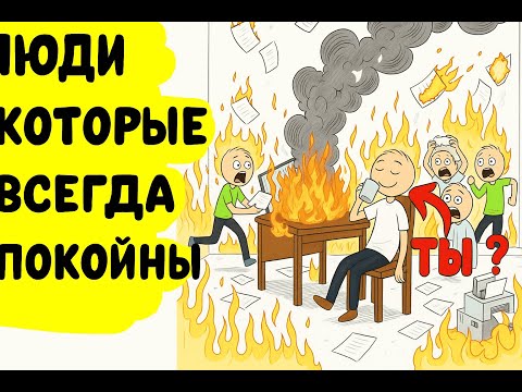 Видео: Психология людей, которые всегда сохраняют спокойствие.