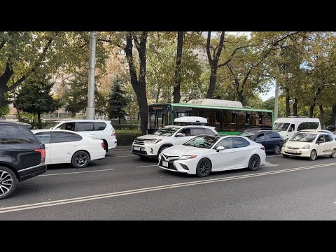 Видео: Бишкек улица Московская, Абдрахманова (Советская)