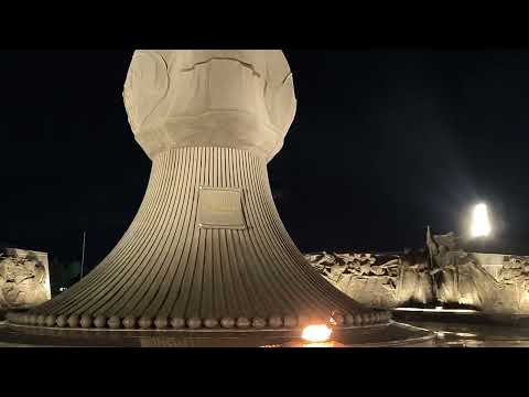 Видео: Вечный огонь и памятник защитникам отечества в Астане 07.07.2025